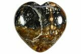 1.7" Polished Picasso Marble Hearts - Utah - Photo 3